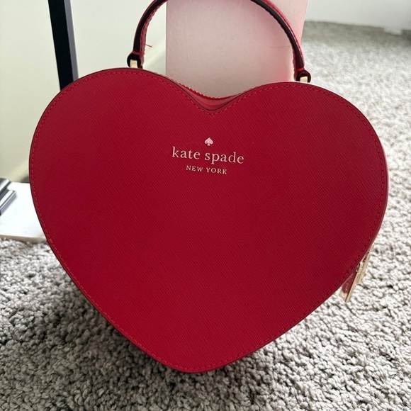 kate spade Handbags - Kate Spade Red Heart-Shaped Bag